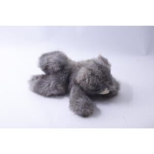 Vintage, Purr-Fection Cat Plush, Squirrel, Gopher, Curly Tail, Gray, Kitty